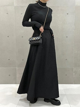 「Re:EDIT（リエディ）のアイテム（スカート）」を使った、yukikoさん（レディース・161cm）の冬コーディネート