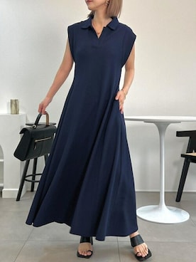 「Re:EDIT（リエディ）のアイテム（ワンピース）」を使った、yukikoさん（レディース・161cm）の春コーディネート