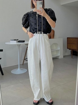 yukikoさん（レディース・161cm）の夏コーディネート