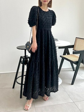 「リエディ」｜「アイテム（ワンピース）」を使った、yukikoさん（レディース・161cm）の夏コーディネート