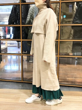 「EUCLAID（エウクレイド）のアイテム（ワンピース/ドレス）」を使った、EUCLAID Staffさん（レディース・161cm）の秋コーディネート