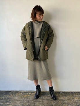 「EUCLAID（エウクレイド）のアイテム（テーラードジャケット）」を使った、EUCLAID Staffさん（レディース・167cm）の秋コーディネート