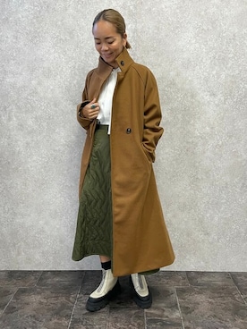 MARTE    Classical Long Coat / Khaki