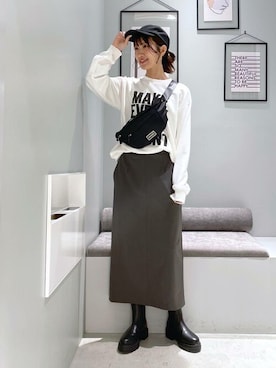 BARNYARDSTORM本部さん（レディース・166cm）の秋コーディネート