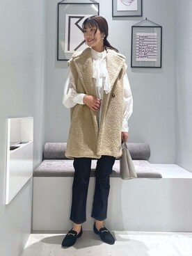 BARNYARDSTORM本部さん（レディース・166cm）の秋コーディネート