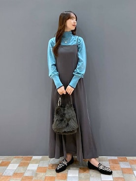 BARNYARDSTORM本部さん(レディース・161cm)の秋コーディネート