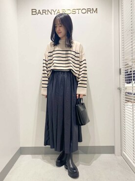 BARNYARDSTORM本部さん(レディース・163cm)の秋コーディネート