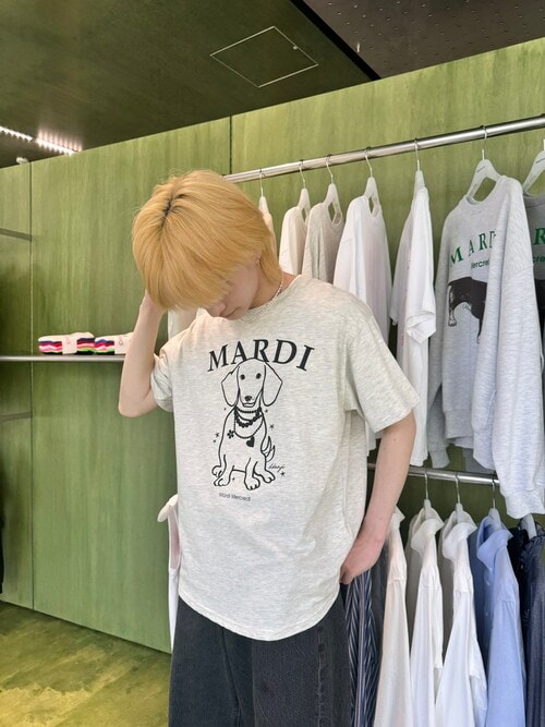 tシャツ TSHIRT SWING THE TAIL DDANJI PEARL NECKLACE レディース メンズ TSHIRT SWING THE TAIL DDANJI PEARL NECKLACE（Tシャツ