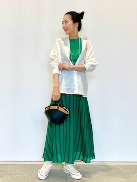 「JOURNAL STANDARD（ジャーナルスタンダード）のアイテム（タンクトップ）」を使った、N.Sさん（レディース・167cm）の春コーディネート