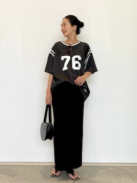 「JOURNAL STANDARD SELECT（ジャーナルスタンダードセレクト）のアイテム」を使った、N.Sさん（レディース・167cm）の夏コーディネート