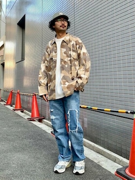 BEAMSさん（メンズ・185cm）の春コーディネート