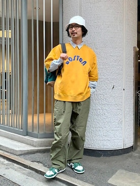 BEAMSさん（メンズ・185cm）の春コーディネート