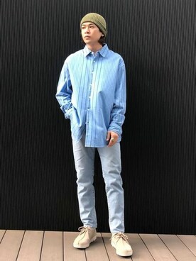 「RED CARD TOKYO（レッドカード）のアイテム」を使った、BEAMSさん（メンズ・170cm）の春コーディネート