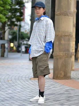 「ARC'TERYX（アークテリクス）のアイテム（ジャケット/アウター）」を使った、BEAMSさん（メンズ・168cm）の夏コーディネート