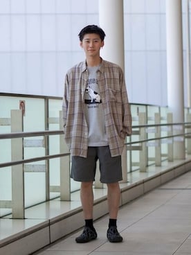 「fLAnsisCA（フランシスカ）のアイテム」を使った、BEAMSさん（メンズ・171cm）の夏コーディネート