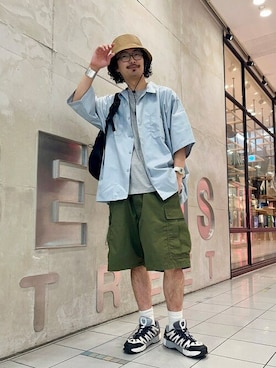 BEAMSさん（メンズ・185cm）の夏コーディネート