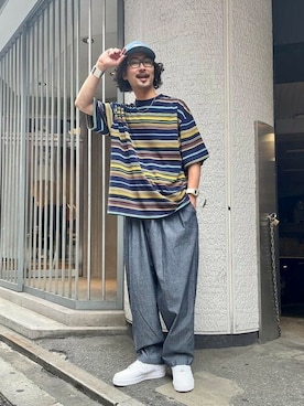 BEAMSさん（メンズ・185cm）の夏コーディネート