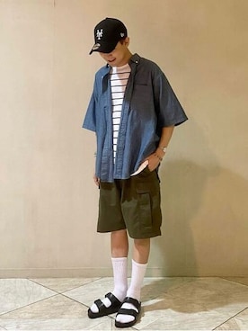 BEAMSさん（メンズ・167cm）の夏コーディネート