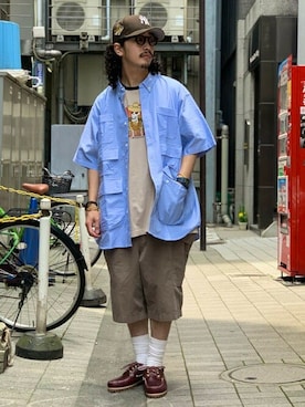 BEAMSさん（メンズ・169cm）の夏コーディネート