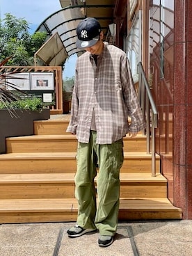 BEAMSさん（メンズ・180cm）の夏コーディネート