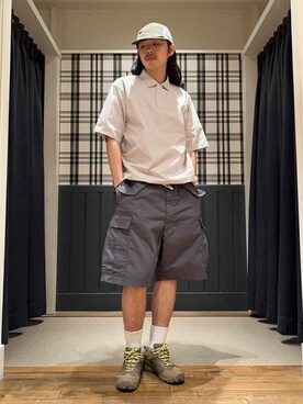 「BEAMS（ビームス）のアイテム（ソックス/靴下）」を使った、BEAMSさん（メンズ・173cm）の夏コーディネート