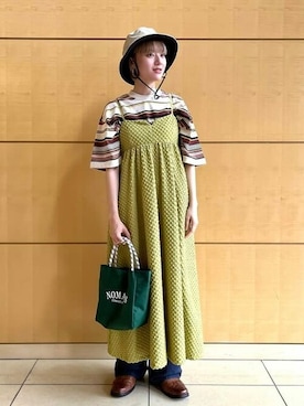 BEAMSさん（レディース・163cm）の夏コーディネート