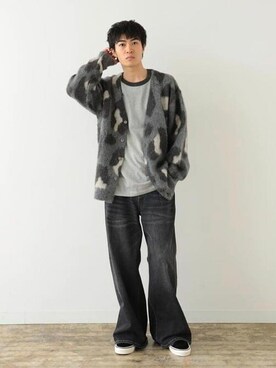 「BEAMS（ビームス）のアイテム（カーディガン/ボレロ）」を使った、BEAMSさん（メンズ・177cm）の夏コーディネート