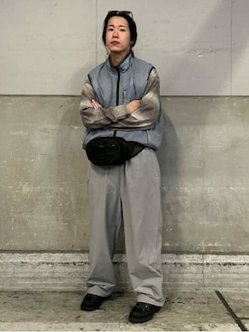 「BEAMS（ビームス）のアイテム（ベスト）」を使った、BEAMSさん（メンズ・174cm）の秋コーディネート