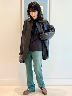 「BEAMS（ビームス）のアイテム（ジャケット/アウター）」を使った、BEAMSさん（メンズ・170cm）の秋コーディネート