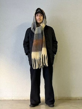 「Champion（チャンピオン）のアイテム（スウェットパンツ）」を使った、BEAMSさん（メンズ・172cm）の秋コーディネート