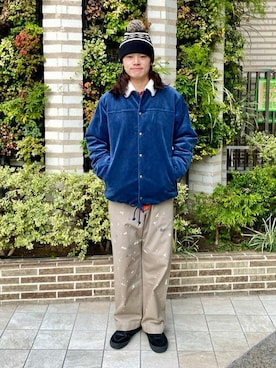 「BEAMS（ビームス）のアイテム（ジャケット/アウター）」を使った、BEAMSさん（メンズ・173cm）の秋コーディネート