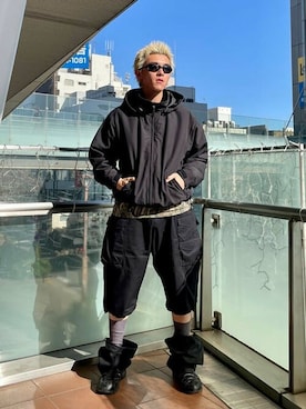 「NULL（ヌル）のアイテム」を使った、BEAMSさん（メンズ・168cm）の冬コーディネート
