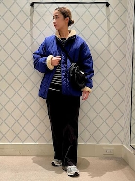 BEAMSさん（レディース・154cm）の冬コーディネート