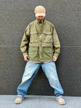 「BEAMS（ビームス）のアイテム（ブルゾン）」を使った、BEAMSさん（メンズ・170cm）の冬コーディネート