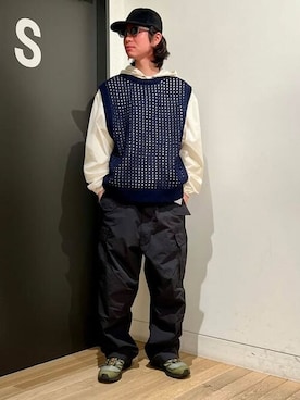 「BEAMS（ビームス）のアイテム（ブルゾン）」を使った、BEAMSさん（メンズ・170cm）の春コーディネート