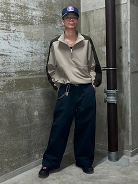 「BEAMS（ビームス）のアイテム（ブルゾン）」を使った、BEAMSさん（メンズ・185cm）の春コーディネート