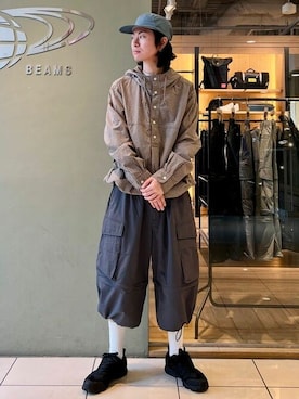 「BEAMS（ビームス）のアイテム（ブルゾン）」を使った、BEAMSさん（メンズ・170cm）の春コーディネート