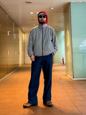 「BEAMS（ビームス）のアイテム（ナイロンジャケット）」を使った、BEAMSさん（メンズ・165cm）の春コーディネート