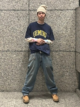 BEAMSさん（メンズ・181cm）の春コーディネート