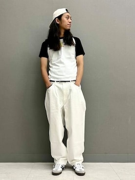 「Ray BEAMS（レイビームス）のアイテム」を使った、BEAMSさん（メンズ・182cm）の夏コーディネート