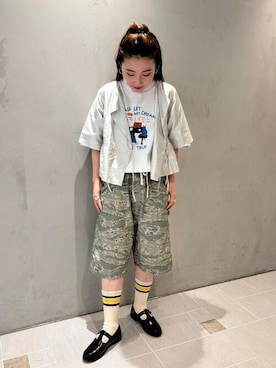 BEAMSさん(レディース・157cm)の夏コーディネート