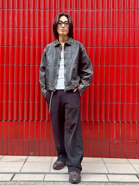「BEAMS（ビームス）のアイテム（ブルゾン）」を使った、BEAMSさん（メンズ・170cm）の夏コーディネート