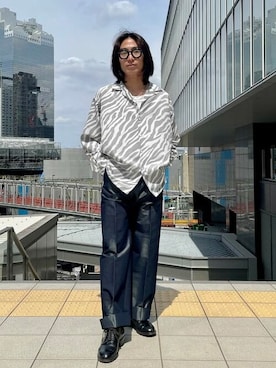 「BEAMS（ビームス）のアイテム（シャツ/ブラウス）」を使った、BEAMSさん（メンズ・170cm）の夏コーディネート