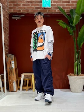 BEAMSさん（メンズ・173cm）の夏コーディネート