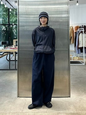 「BEAMS（ビームス）のアイテム（ニットキャップ/ビーニー）」を使った、BEAMSさん（レディース・164cm）の秋コーディネート