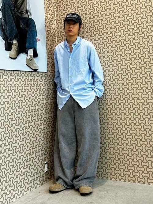 BEAMS（ビームス）の「フェード ワイド スウェット パンツ（スウェット 