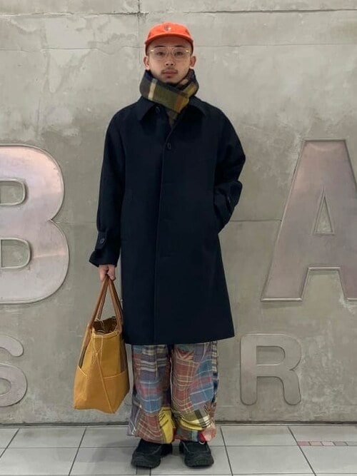 L.L.Bean / 別注 Deep Bottom Leather Handle Zip Tote M（トート