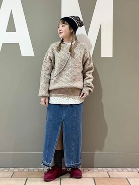 BEAMSさん（レディース・151cm）の冬コーディネート