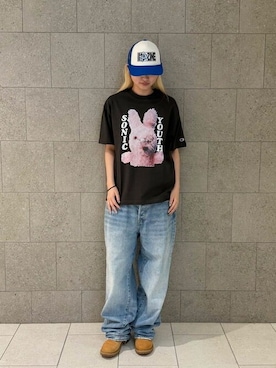 「Champion（チャンピオン）のアイテム」を使った、BEAMSさん（メンズ・160cm）の夏コーディネート