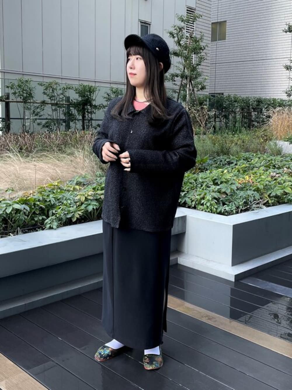 CA4LA MIKEY5 チュールキャスケット　カシラ　ブラック CA4LA（カシラ）の「MIKEY5（キャスケット）」 - WEAR